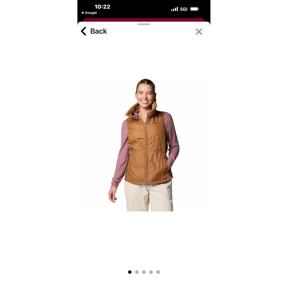 Columbia vest size (large)